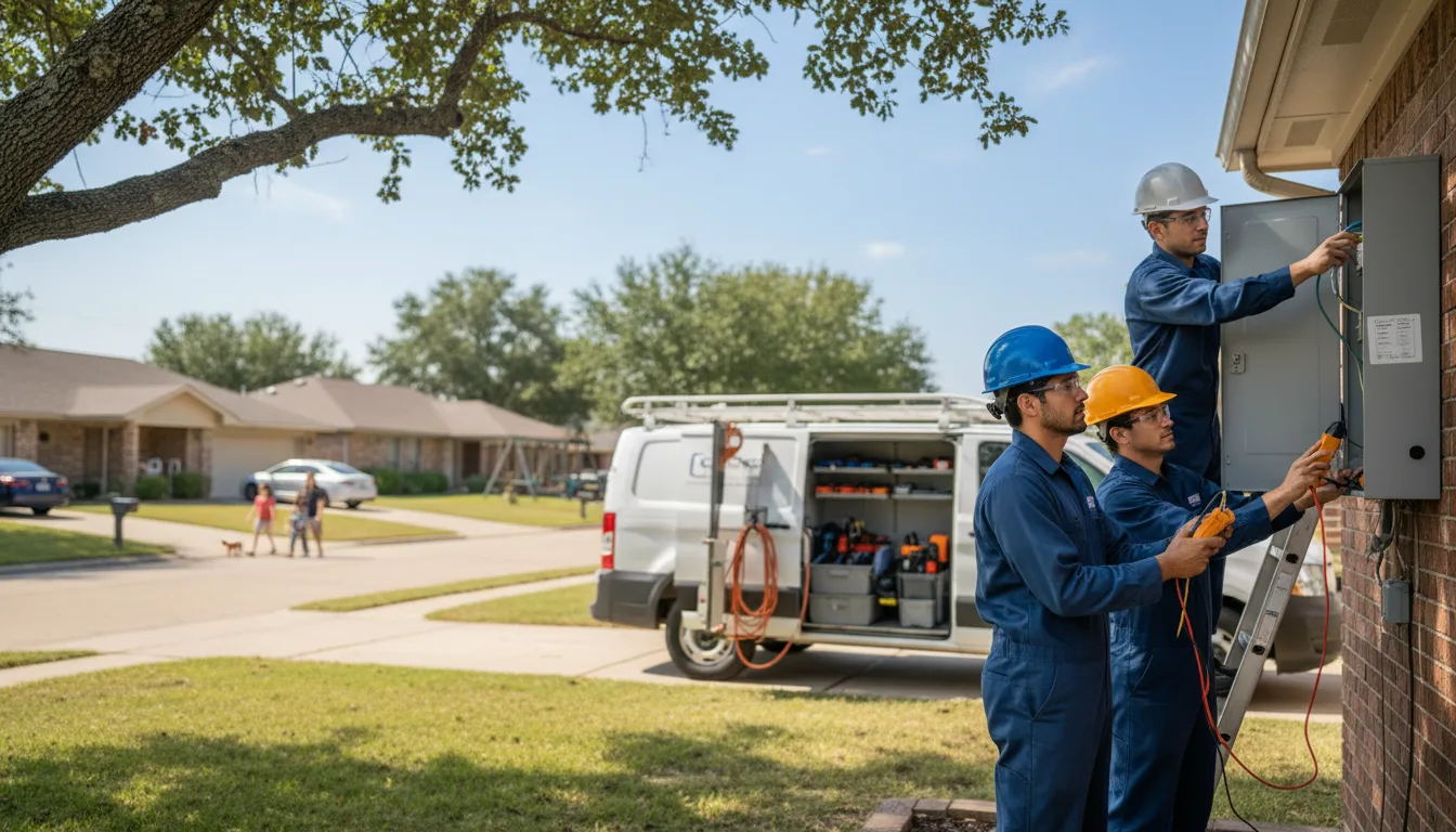 Certified electrician providing emergency electrical services in Dover, MN